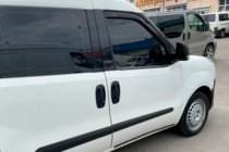 Fiat Doblo II 2010-2022 Deflectores de ventana encastrables (2 uds, HIC) foto 5