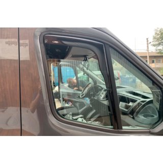 Deflectores de ventana encastrables (2 uds, HIC) Ford Transit 2014- foto 1