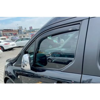 Deflectores de ventana encastrables (2 uds, HIC) Ford Custom 2013-2022 foto 1