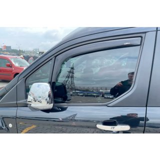 Deflectores de ventana encastrables (2 uds, HIC) Ford Custom 2013-2022 foto 2