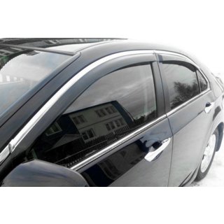 Deflectores de Ventana con Moldura Cromada SD (4 uds, HIC) foto 1