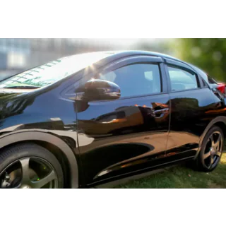 Deflectores de Ventana HB 2012+ (4 uds, HIC) Honda Civic HB 2012-2020 foto 1