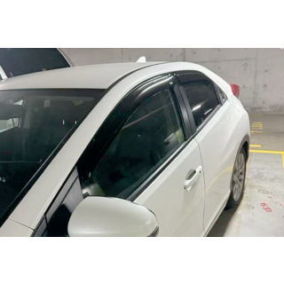 Deflectores de Ventana HB 2012+ (4 uds, HIC) Honda Civic HB 2012-2020 foto 2
