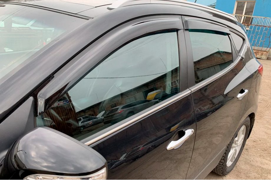 Hyundai IX-35 2010-2015 Deflectores de Ventana (4 uds, HIC) Foto 13