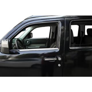 Cubiertas de manijas de puerta en acero inoxidable Jeep Wrangler 2007-2017 foto 1