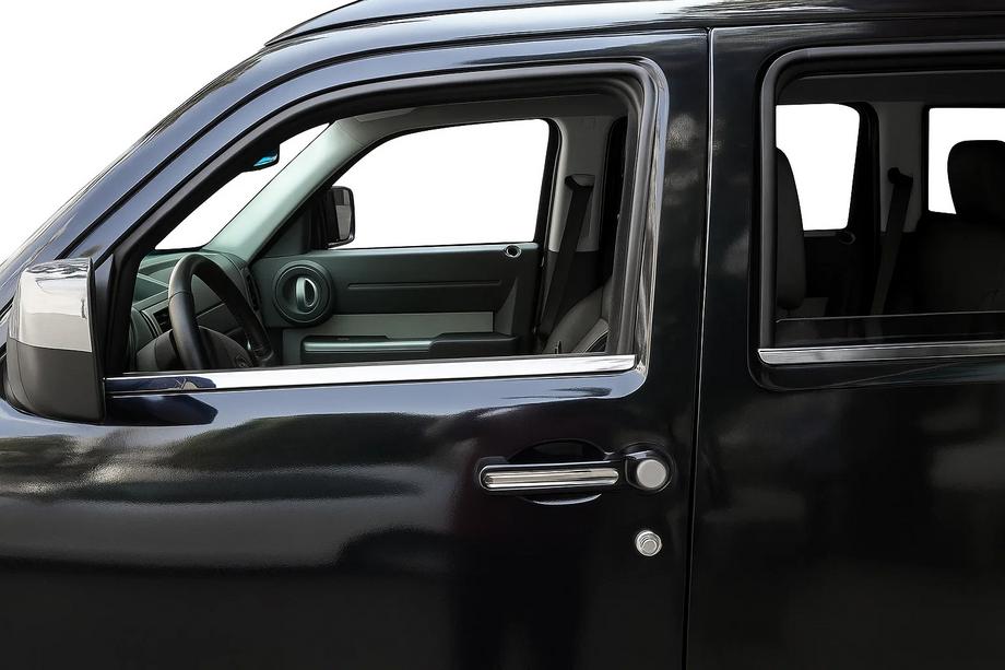 Jeep Wrangler 2007-2017 Cubiertas de manijas de puerta en acero inoxidable Image