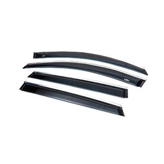 Deflectores de ventana con moldura cromada (4 uds, HIC) Kia Sorento III UM 2014-2020 foto 2
