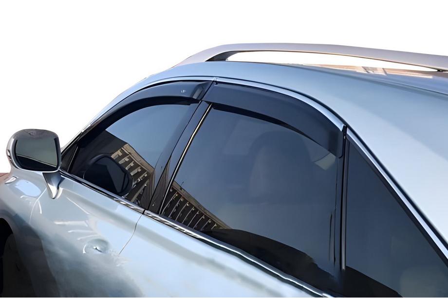 Lexus RX 2009-2015 Deflectores de ventana con moldura cromada (4 uds, HIC) Foto 1
