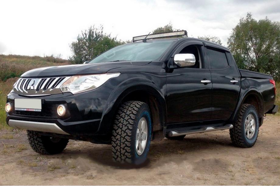 Mitsubishi L200 2015-2024 Deflectores de Ventana (4 uds, HIC) Image