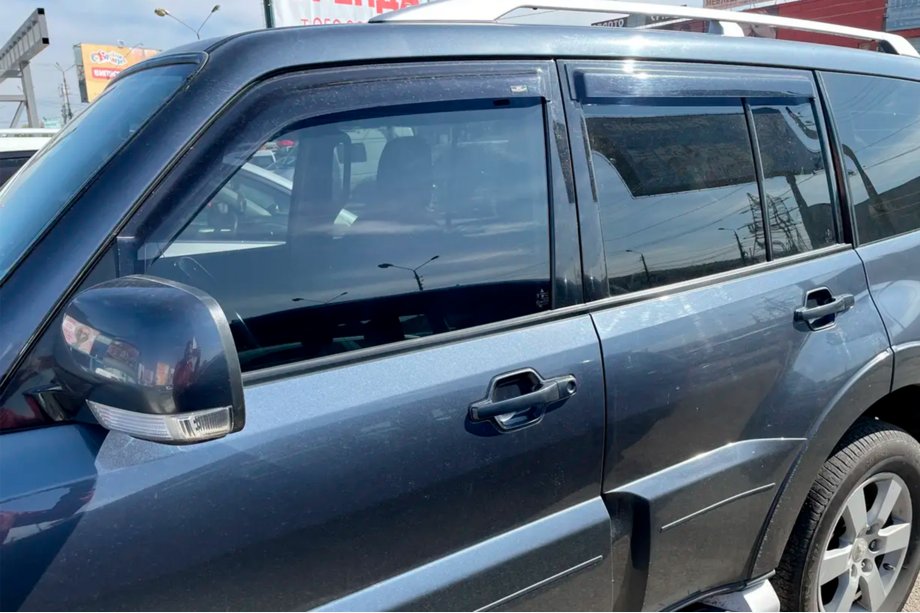 Mitsubishi Pajero Wagon III 1999-2006 Deflectores de Ventana (4 uds, HIC) Foto 4