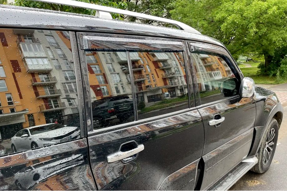 Mitsubishi Pajero Wagon III 1999-2006 Deflectores de Ventana (4 uds, HIC) Foto 7