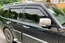 Mitsubishi Pajero Wagon IV 2006-2021 Deflectores de Ventana (4 uds, HIC) foto 9