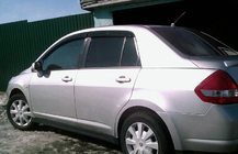 Nissan Tiida 2004-2011 Deflectores de Ventana SD (4 uds, HIC) foto 1