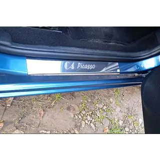 Embellecedores de estriberas Carmos (4pcs, acero inoxidable) Citroen C-4 Picasso 2006-2013 foto 1