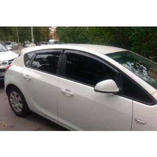 Deflectores de Ventana HB (4 uds, HIC) Opel Astra J 2009-2015 foto 1