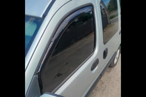 Renault Kangoo 1998-2008 Deflectores de ventana encastrables (2 uds, HIC) foto 2