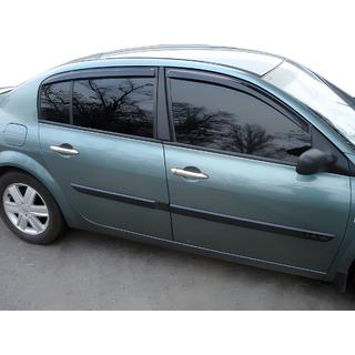 Deflectores de Ventana SD (4 uds, HIC) Renault Megane II 2004-2009 foto 1