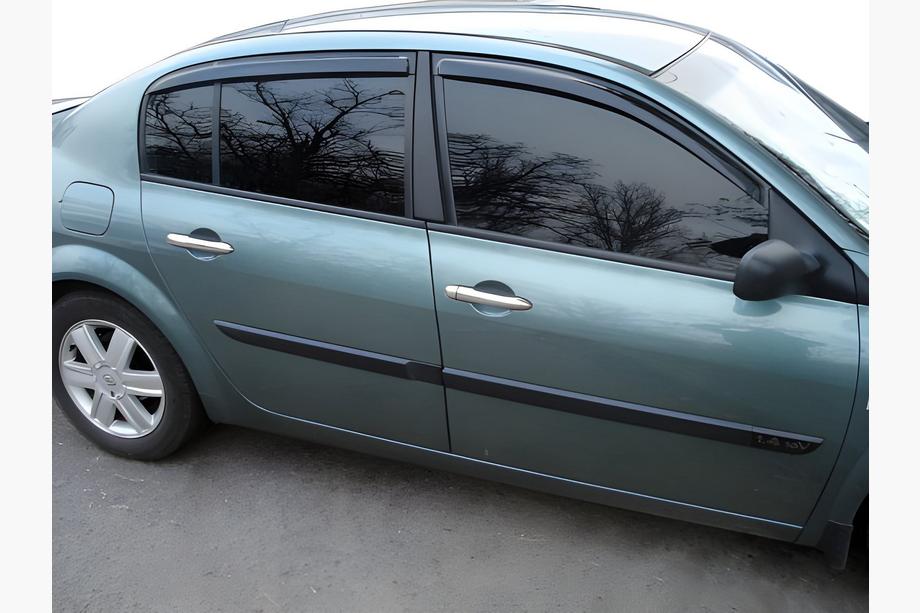 Renault Megane II 2004-2009 Deflectores de Ventana SD (4 uds, HIC) Foto 1