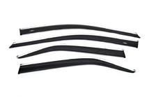 Toyota Camry 2011–2017 Deflectores de ventana con moldura cromada (2011-2017 EU / 2011-2014 USA, 4 uds, HIC) foto 5