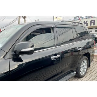 Deflectores de Ventana 8cm (4 uds, HIC) Toyota Land Cruiser 200 2007-2021 foto 2