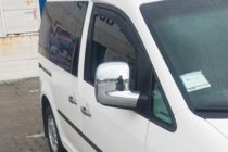 Volkswagen Caddy 2004-2010 Deflectores de ventana encastrables (2 uds, HIC) foto 5