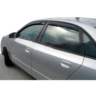 Deflectores de viento para ventanas Sedan (4 uds, HIC) Audi A4 B5 1994–2001 foto 2