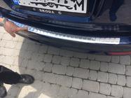 Mercedes E-class W212 2009-2016 Protector de parachoques trasero Carmos (SW, acero inoxidable) foto 3