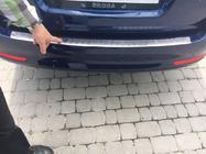 Mercedes E-class W212 2009-2016 Protector de parachoques trasero Carmos (SW, acero inoxidable) foto 2