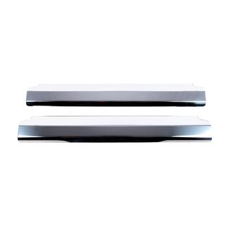 Cubiertas de umbral de acero inoxidable para estribos de plastico (2 uds) Nissan Qashqai 2014-2021 foto 2