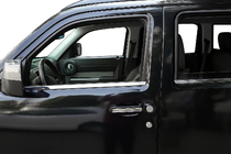 Jeep Cherokee/Liberty 2007-2013 Cubiertas Cromadas para Manijas de Puerta (4 uds, Acero Inoxidable) foto 1