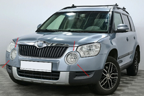 Skoda Yeti 2009-2017 Cubiertas Cromadas para Faros Antiniebla (2009-2013, 2 uds, Acero Inoxidable) foto 1