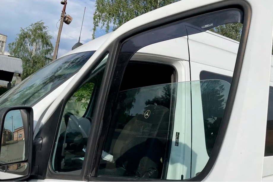 Mercedes Sprinter W906 2006–2018 Deflectores de ventana encastrables (2 uds, HIC) Foto 16