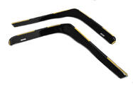Volkswagen Crafter 2006-2016 Deflectores de ventana encastrables (2 uds, HIC) foto 5