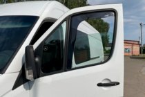 Volkswagen Crafter 2006-2016 Deflectores de ventana encastrables (2 uds, HIC) foto 15