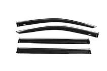 Toyota Highlander 2013-2019 Deflectores de ventana con moldura cromada (4 uds, HIC) foto 1