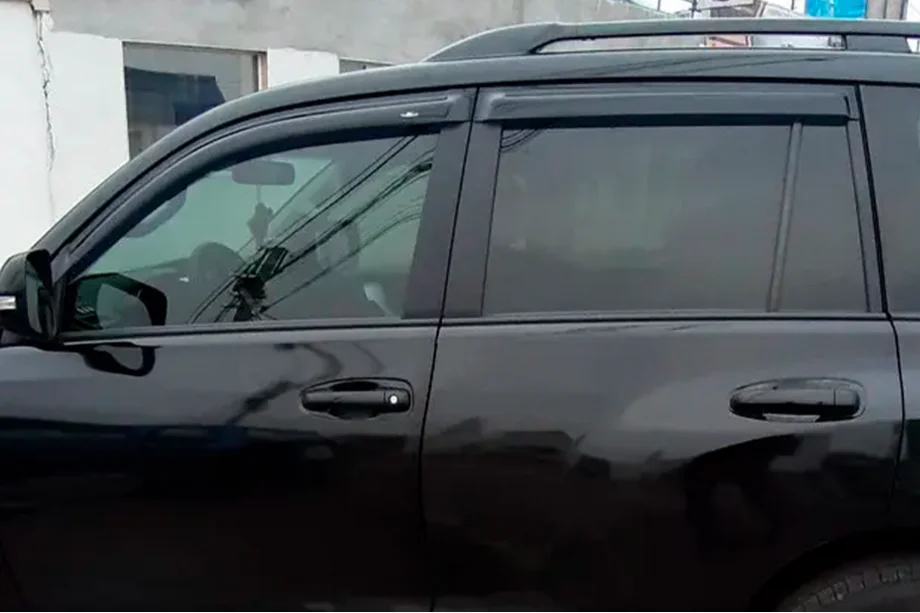 Toyota Land Cruiser Prado 150 2009-2023 Deflectores de Ventana 8 cm (4 uds, HIC) Foto 3