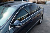 Volkswagen Passat B7 2012-2015 Deflectores de viento encastrables SD (4 uds, EU, HIC) foto 2