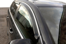 Volkswagen Passat B6 2006-2012 Deflectores de ventana con moldura cromada SW (4 uds, HIC) foto 7