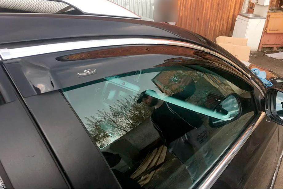 Volkswagen Passat B7 2012-2015 Deflectores de Ventana con Moldura Cromada SW (4 uds, EU, HIC) Image