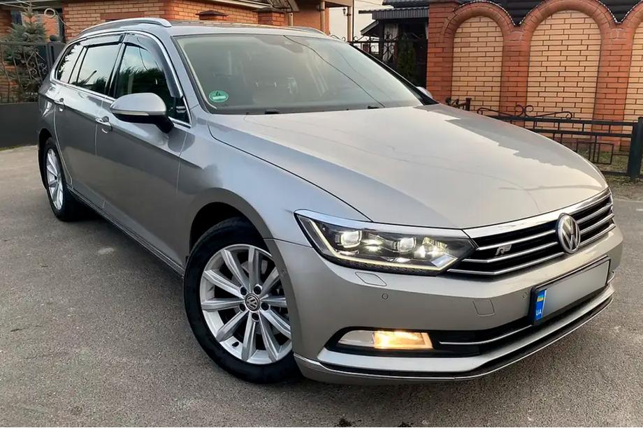 Volkswagen Passat B8 2015-2023 Deflectores de ventana con moldura cromada Variant (4 uds, HIC) Foto 1