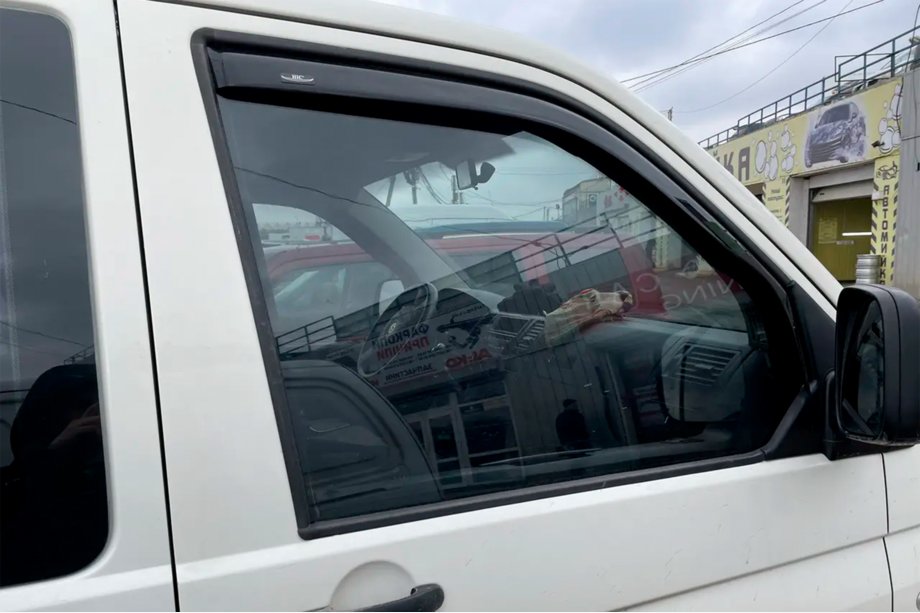 Volkswagen T5 Multivan 2003–2010 Deflectores de ventana encastrables (2 uds, HIC) Foto 10
