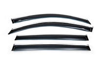 Volkswagen Tiguan 2007-2016 Deflectores de ventana con moldura cromada (4 uds, HIC) foto 4
