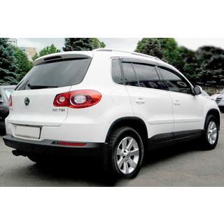 Deflectores de ventana con moldura cromada (4 uds, HIC) Volkswagen Tiguan 2007-2016 foto 3
