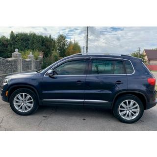 Deflectores de ventana con moldura cromada (4 uds, HIC) Volkswagen Tiguan 2007-2016 foto 2