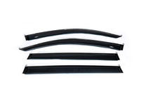Volkswagen Tiguan 2016-2023 Deflectores de ventana con moldura cromada (4 uds, HIC) foto 1
