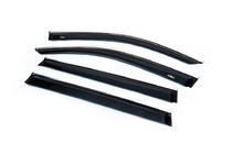 Volkswagen Tiguan 2016-2023 Deflectores de ventana con moldura cromada (4 uds, HIC) foto 2