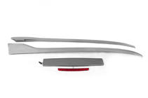 Fiat Doblo I 2005-2010 Barras de techo con alerón HRV-type (imprimadas para pintar) foto 2