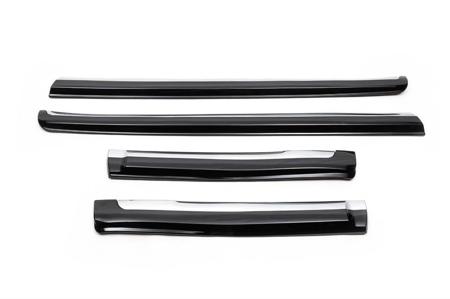 Toyota Land Cruiser Prado 150 2009-2023 Molduras de puertas (Diseño 2013-2017) Negro Foto 5