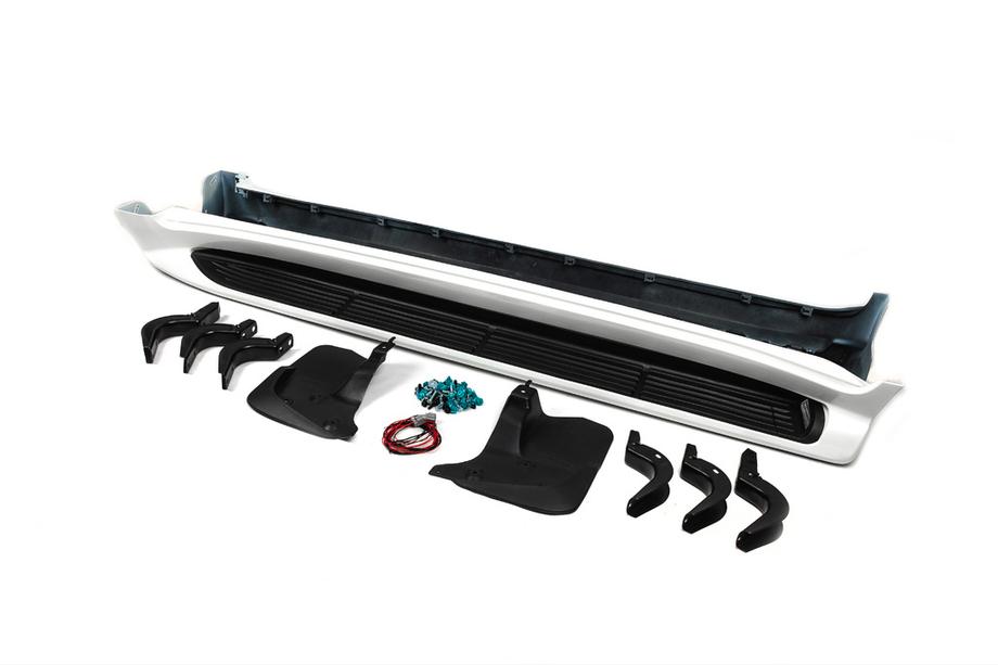 Lexus LX570/450d 2008-2022 Faldones laterales con LED (diseño Lexus 2012-2016) Negro Foto 4