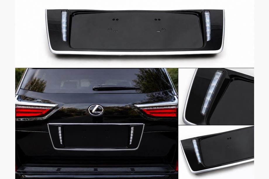 Lexus LX570/450d 2008-2022 Soporte trasero de matrícula con LED (2007-2023) Image